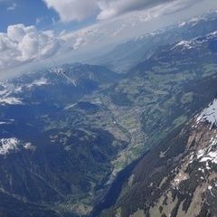 Flugwegposition um 13:35:14: Aufgenommen in der Nähe von Gemeinde St. Gallenkirch, Österreich in 3118 Meter